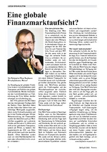 Eine globale Finanzmarktaufsicht?